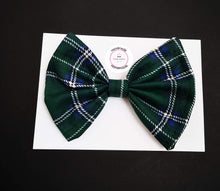 Load image into Gallery viewer, Christmas Tartan Hairbows