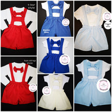 Load image into Gallery viewer, Plain Dungaree Short Whole Outfit Newborn - 5 years