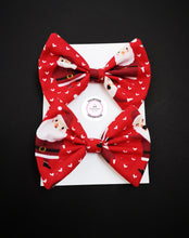 Load image into Gallery viewer, Christmas Pigtail Bow 2 piece 3.5 inch