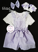 Load image into Gallery viewer, Dotty Lace Playsuit Outfit 0m - 10 years