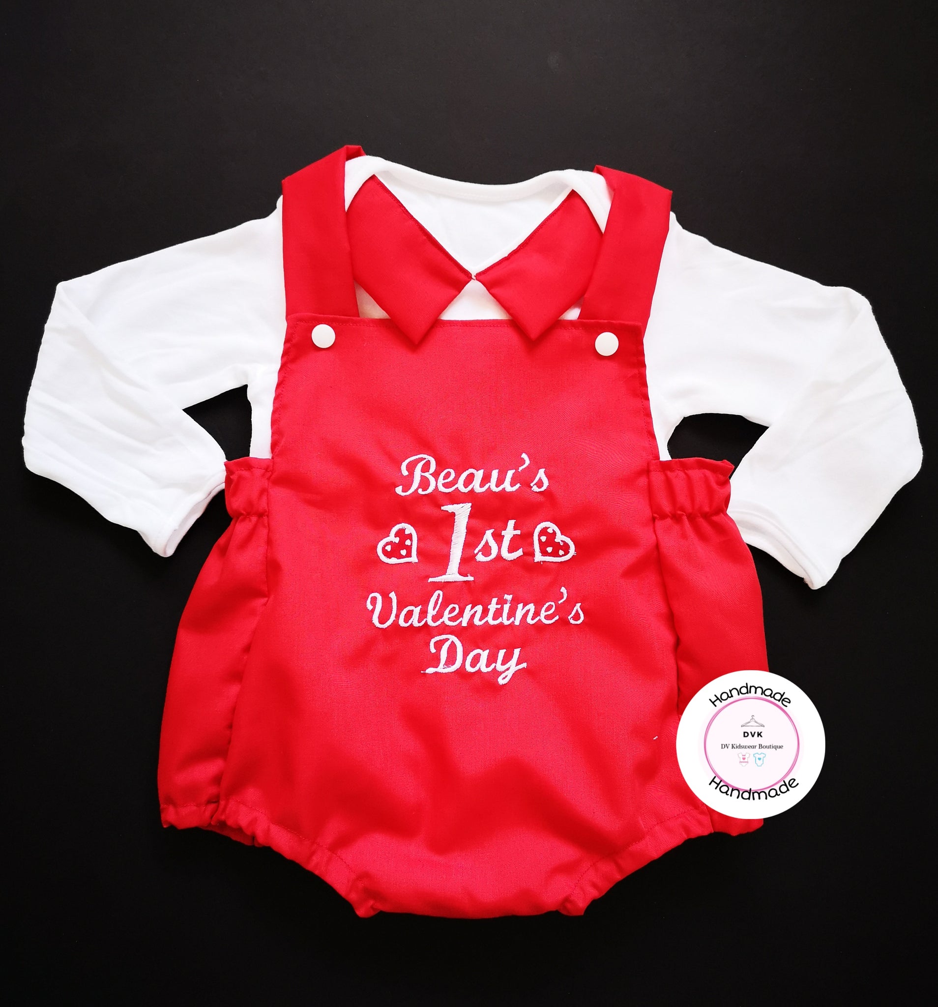 Baby boy 1st outlet valentine's day outfit