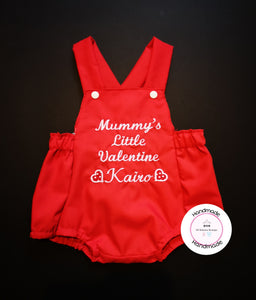 Valentine Boys Outfit 0m-24 months ( Create your Own Text )