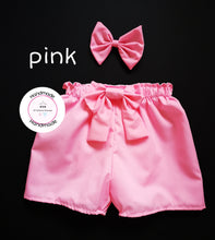 Load image into Gallery viewer, Plain Short and Hairbow 0m - 10 years