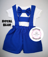 Load image into Gallery viewer, Plain Dungaree Short Whole Outfit Newborn - 5 years