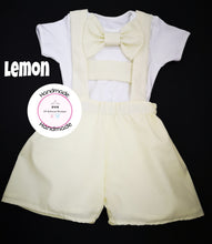 Load image into Gallery viewer, Plain Dungaree Short Whole Outfit Newborn - 5 years