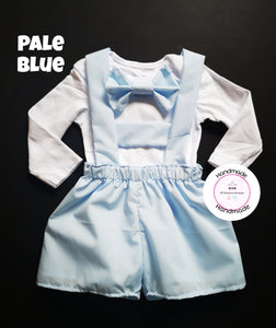 Plain Dungaree Short Whole Outfit Newborn - 5 years