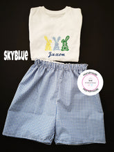 Load image into Gallery viewer, Boys Gingham Bunnies Whole Outfit 0m -5 years