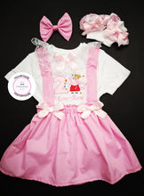 Load image into Gallery viewer, Peppa Inspired Dress Birthday Whole Outfit Newborn-5 years
